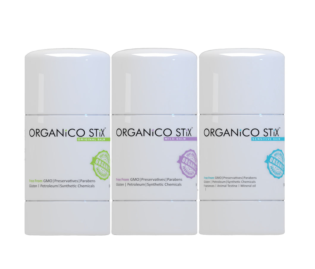 3 Piece Pack - O.S All Purpose Balms
